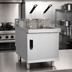 Thumbnail image #3 for Eurodib TCF30L Countertop Propane Gas Full Pot Deep Fryer, 30 lb Capacity, 4 Burners