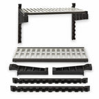 Thumbnail image #4 for Cambro Camshelving® Elevation EWSSK1830V1580 Wall-Mounted Vented Shelf Kit, 18 x 30 Inches, Brushed Graphite