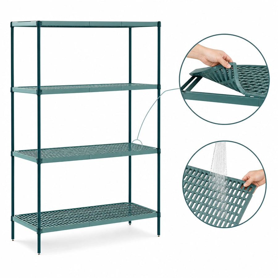 Removable Polymer Shelf Mats