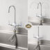 Thumbnail image #3 for T&S Brass Double Pantry Deck-Mount Mixing Faucet with 5 3/4
