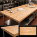 Thumbnail image #3 for John Boos Wood Bakers' Table Top, 132 x 48 x 2-1/4 Inch, Edge Grain Flat Top, Northern Hard Rock Maple, Penetrating Oil Finish