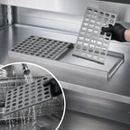 Thumbnail image #3 for Fermod Fermostock 64271-R1 59"W x 18"D Vented Aluminum Modular Shelf with Removable Polymer Inserts, 800-lb Capacity