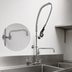 Thumbnail image #3 for BK Resources WorkForce 8-Inch Splash Mount Lead-Free Pre-Rinse Assembly with 18-Inch Add-On Faucet