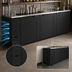 Thumbnail image #3 for Hoshizaki BB95 95-1/2-Inch Three-Section Refrigerated Back Bar Cooler with Solid Swing Doors