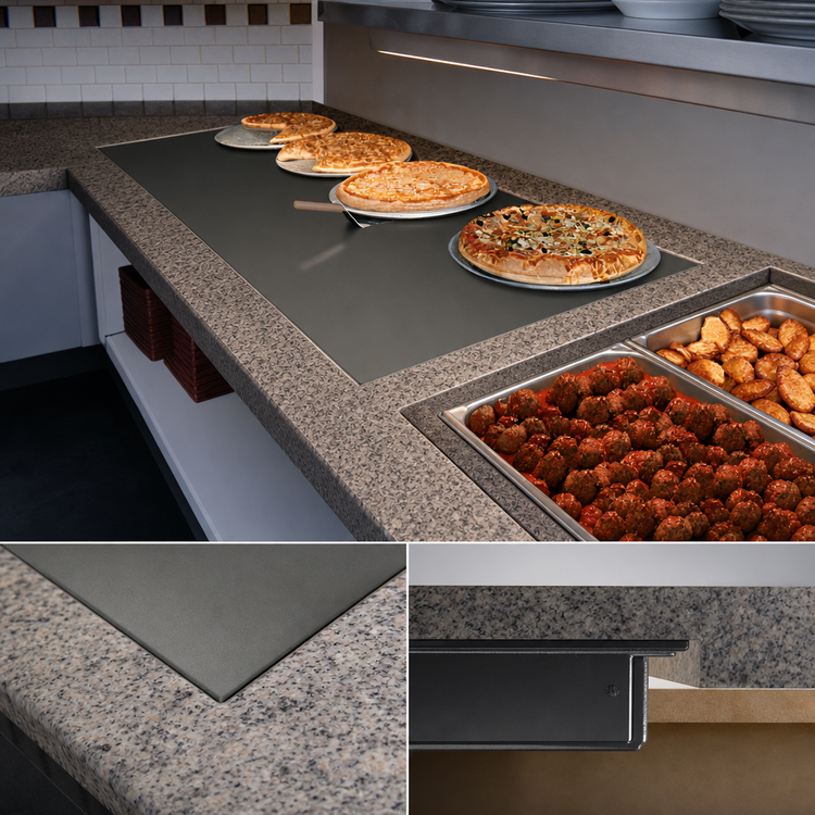 Product image #3 for Hatco Glo-Ray Built-In Heated Shelf with Flush Top, 25-1/2 x 21 Inch Surface, 550 Watts