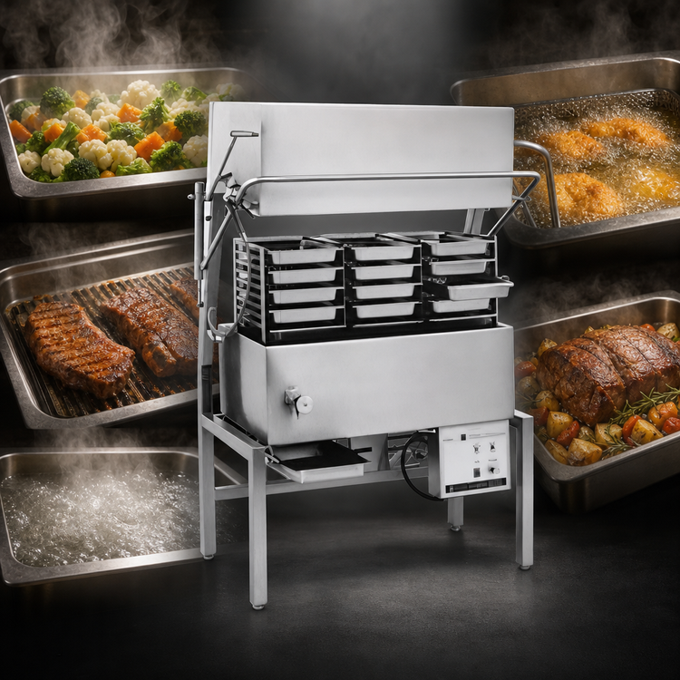 Product image #3 for Legion Skittle Gas 10° Tilting Multi-Function Cooker