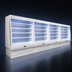Thumbnail image #3 for Howard-McCray 35E Series 63-Inch Sloped Self-Contained Dairy Open Merchandiser with LED Shelves