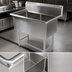 Thumbnail image #3 for John Boos Pro-Bowl 2-Compartment Stainless Steel Sink with 30 x 24 x 14-Inch Bowls