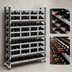 Thumbnail image #3 for Cambro Camshelving Elements Xtra Stationary Wine Rack Unit, 14 x 48 x 72 Inches, 144-Bottle Capacity