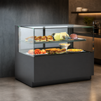 Thumbnail image #3 for Structural Concepts Reveal® NR4840RSV 48-Inch Freestanding See-Thru Refrigerated Service Case, Self-Contained, Full-Service