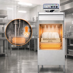 Thumbnail image #3 for Jackson WWS TempStar® TEMPSTAR FL Single-Rack Front-Loading High-Temperature Door-Type Dishwasher, Stainless Steel, Built-In Booster Heater