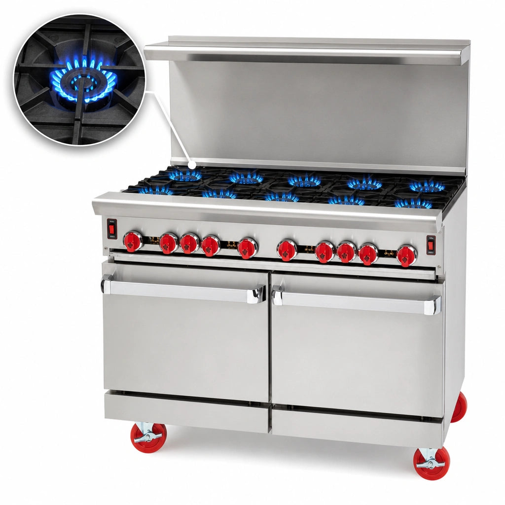 Eight Open Burners