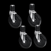 Thumbnail image #3 for Advance Tabco Special Value Series 5-Inch Swivel Stem Caster Set for 24-Inch Tables and Mixer Stands