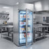 Thumbnail image #2 for Continental Refrigerator Designer Line D1FESNSAGD 1-Section Extra-Wide Shallow Depth Reach-In Glass Door Freezer