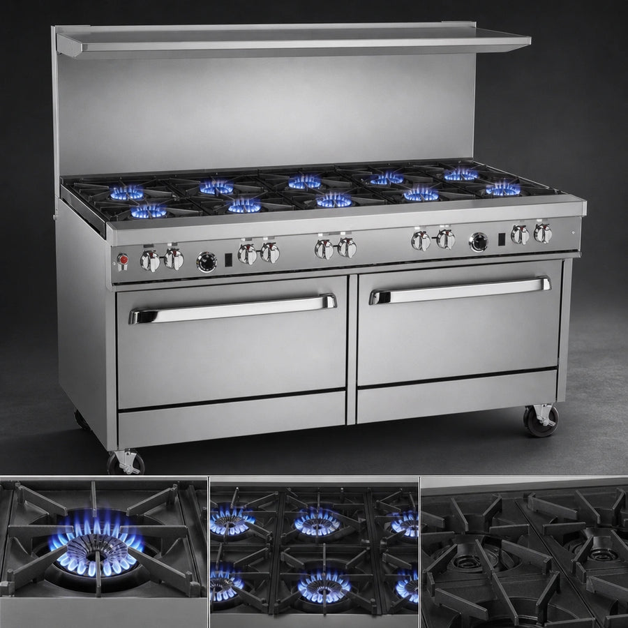 Eight Open Burners