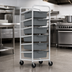 Thumbnail image #3 for Advance Tabco Full-Height Aluminum Lug Cart, 6-Lug Capacity, Open Sides