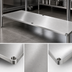 Thumbnail image #3 for Advance Tabco 18 Gauge Stainless Steel Work Table Undershelf for 132 x 24 Inch Tables