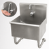 Thumbnail image #3 for Advance Tabco Wall Mounted Service Sink with Electronic Faucet, 31 x 16 x 12 Inch Bowl