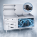 Thumbnail image #3 for Garland Arctic Fire 53 Inch Refrigerated Refrigerator Base with 2 Drawers