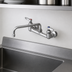 Thumbnail image #3 for T&S Brass Double Wall Mount Pantry Faucet with 12-Inch Swing Nozzle, 8-Inch Centers