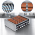 Thumbnail image #3 for Roll-A-Grill 10-Roller Roller-Type Hot Dog Grill, 36 Hot Dog Capacity, 230V