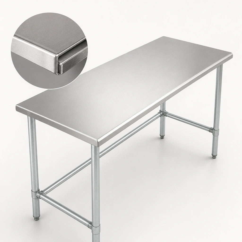 Reinforced Stainless Steel Top