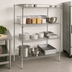 Thumbnail image #3 for Winco VCS-2448 24 x 48 x 72 Inch 4-Tier Chrome Plated Wire Shelving Set