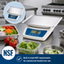 Thumbnail image #3 for Edlund DFG-160 OP Digital Portion Control Food Scale with Standard and Oversized Stainless Steel Platforms