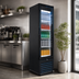 Thumbnail image #3 for Beverage Air Marketeer MT08-1H6B One-Section Reach-In Glass Door Refrigerated Merchandiser, 7.69 Cu. Ft., Black
