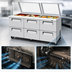 Thumbnail image #3 for Turbo Air Super Deluxe Three-Section Mega Top Sandwich/Salad Prep Table with Glass Lid, 30-Pan Top, 6 Drawers