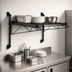 Thumbnail image #3 for Quantum Cantilever Single Shelf Wall-Mount Wire Shelving Unit, 42