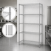 Thumbnail image #3 for Quantum 5-Shelf Stationary Wire Shelving Starter Kit, 60
