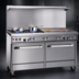 Thumbnail image #3 for Southbend Ultimate 60-Inch Gas Restaurant Range with 48-Inch Thermostatic Griddle, 2 Burners and 2 Cabinets