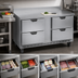 Thumbnail image #3 for Beverage-Air 60-Inch Two-Section Worktop Refrigerator with 4 Drawers