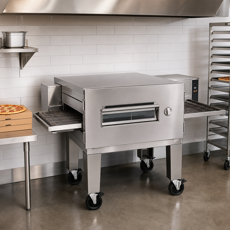 Product image #3 for Lincoln Impinger Low Profile 1600 Series Single-Deck Electric Conveyor Pizza Oven