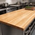 Thumbnail image #3 for John Boos Boos Block Kitchen Countertop, 144 x 36 x 1-1/2 Inch, Northern Hard Rock Maple, Edge Grain, Penetrating Oil Finish