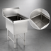 Thumbnail image #3 for John Boos B Series 1-Compartment Stainless Steel Sink with 10