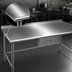 Thumbnail image #3 for Eagle Deluxe Series Stainless Steel Work Table with Rear Upturn and Tubular Base, 72 x 24 Inches