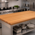 Thumbnail image #3 for John Boos Appalachian Red Oak Island Countertop, 120 x 48 Inch, Varnique Finish