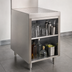 Thumbnail image #3 for Advance Tabco Prestige Supreme Open Front Underbar Drainboard Cabinet with Adjustable Mid-Shelf, Stainless Steel, 30 x 25 x 36 Inches