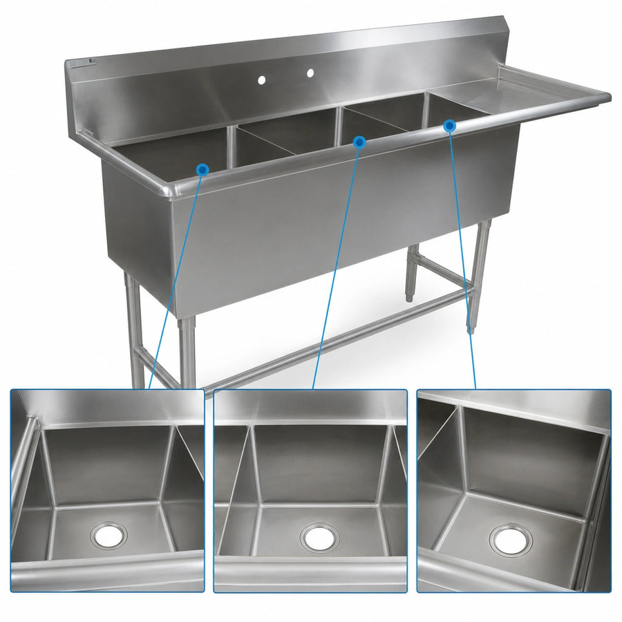 Three Large Compartments