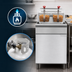 Thumbnail image #3 for KoolMore 75 lb. Floor Standing Liquid Propane Commercial Deep Fryer, 150,000 BTU