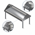 Thumbnail image #3 for John Boos 84-Inch Double-Sided Solid Stainless Steel Sorting Shelf for Soiled Dish Tables