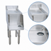 Thumbnail image #3 for BK Resources Freestanding Underbar Mixing Station with Drainboard and Blender Recessed Step, 18 x 21 Inches