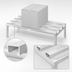 Thumbnail image #3 for Channel Manufacturing Standard Series C-Channel Aluminum Dunnage Rack, 60 x 24 x 12 Inches