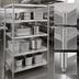 Thumbnail image #3 for John Boos Stainless Steel Dry Storage Shelving Unit with 4 Adjustable Shelves, 42 x 18 x 72 Inches