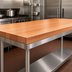Thumbnail image #3 for Boos Block 144-Inch x 27-Inch x 3-Inch American Cherry Edge Grain Kitchen Countertop, Varnique Finish