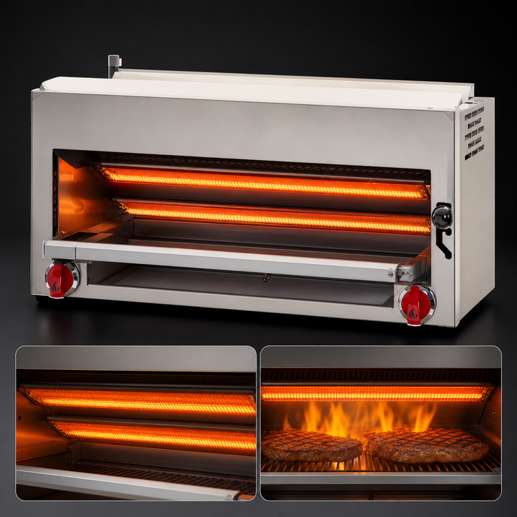 Product image #3 for American Range ARSB-36 36-Inch Gas Salamander Broiler with Dual Infrared Burners