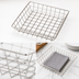Thumbnail image #3 for American Metalcraft Stainless Steel Square Wire Grid Serving Basket, 10 x 10 x 2 Inches