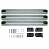 Thumbnail image #3 for Quantum QVTRK-3-84EST Double-Unit Floor Track Assembly Kit — (3) 7' V-Groove Aluminum Tracks